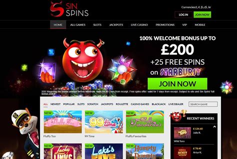 Sin spins casino app
